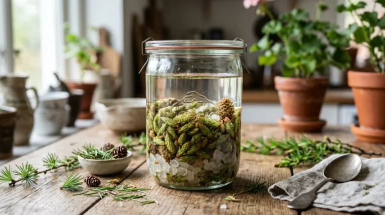 Recettes à base de mélèze et de plantes locales