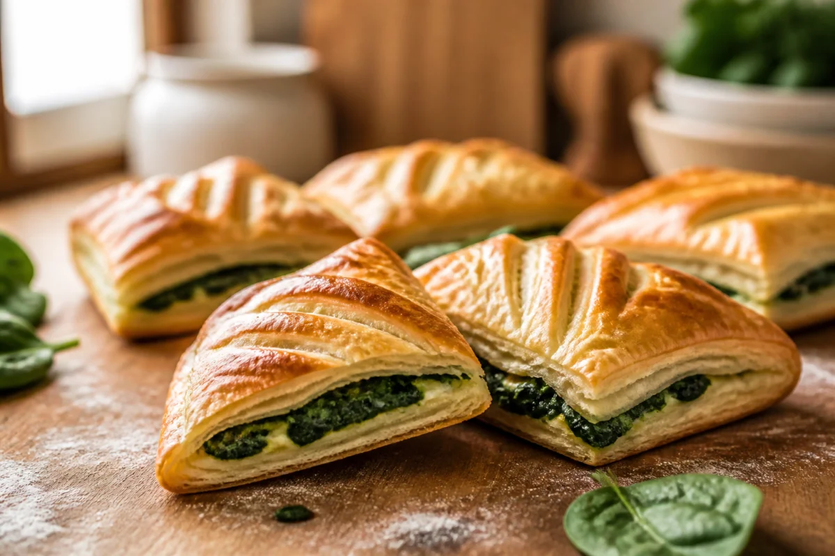 recette feuilleté aux épinards
