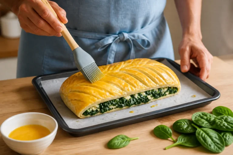 recette feuilleté aux épinards
