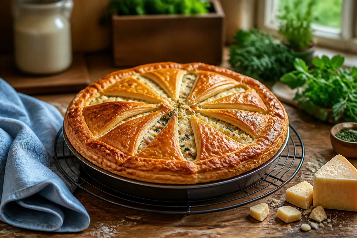 recette tourte au fromage