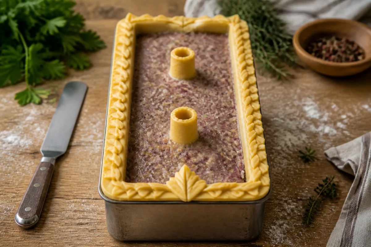 Recette de pâté en croûte maison réussi