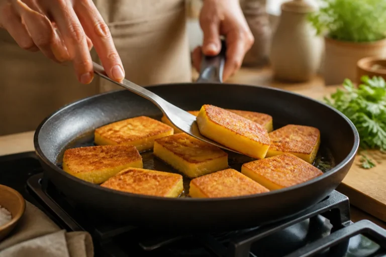Recette panisse marseillaise facile et croustillante